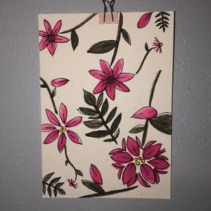 🌸 Watercolor Art- Handmade